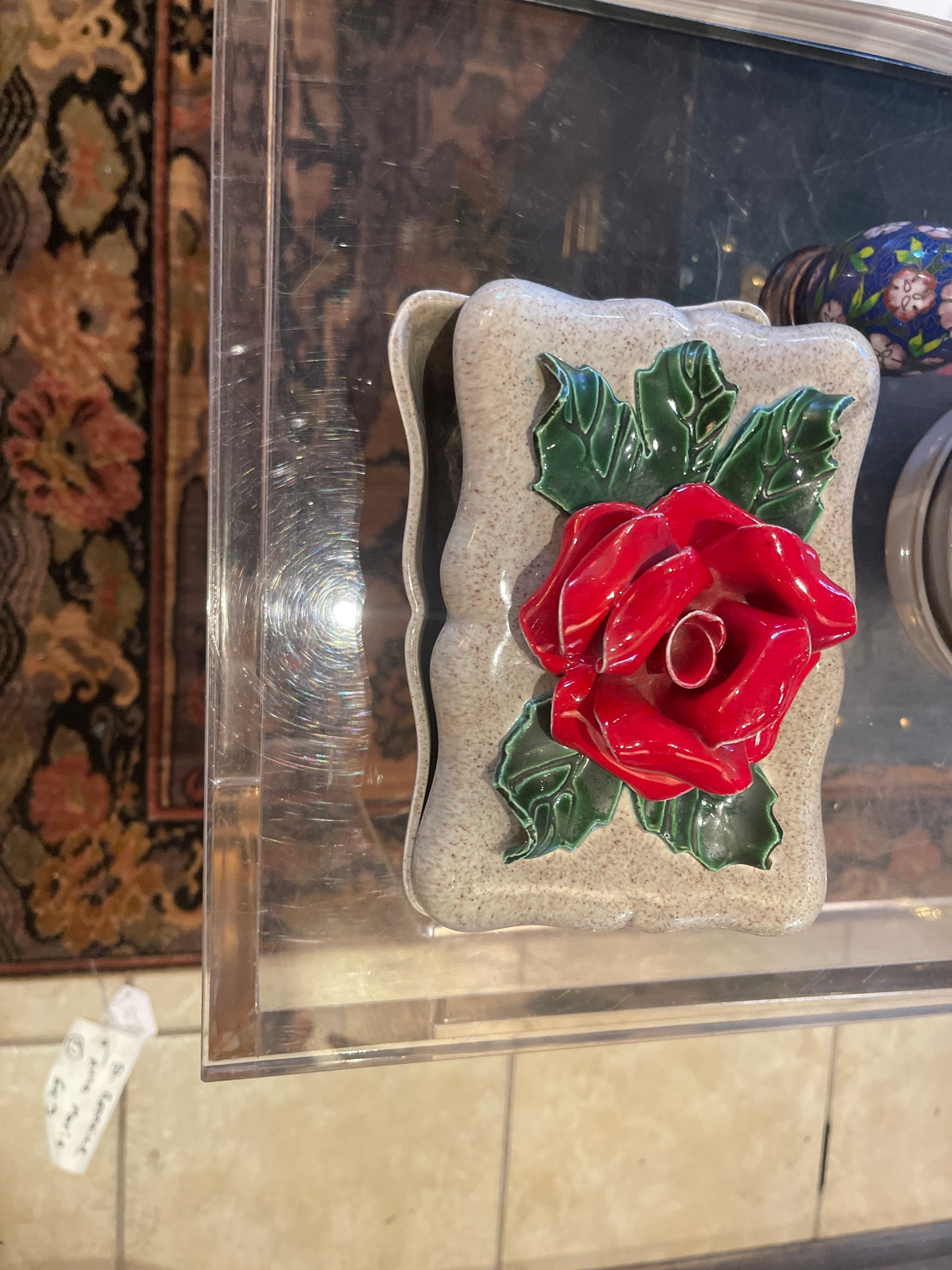 Rose trinket Dish