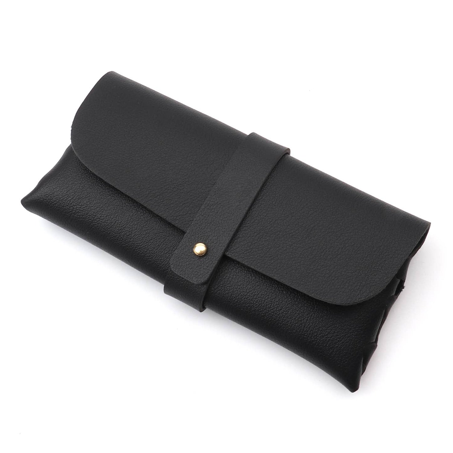 Soft Portable PU Leather Sunglasses Protective Case: White