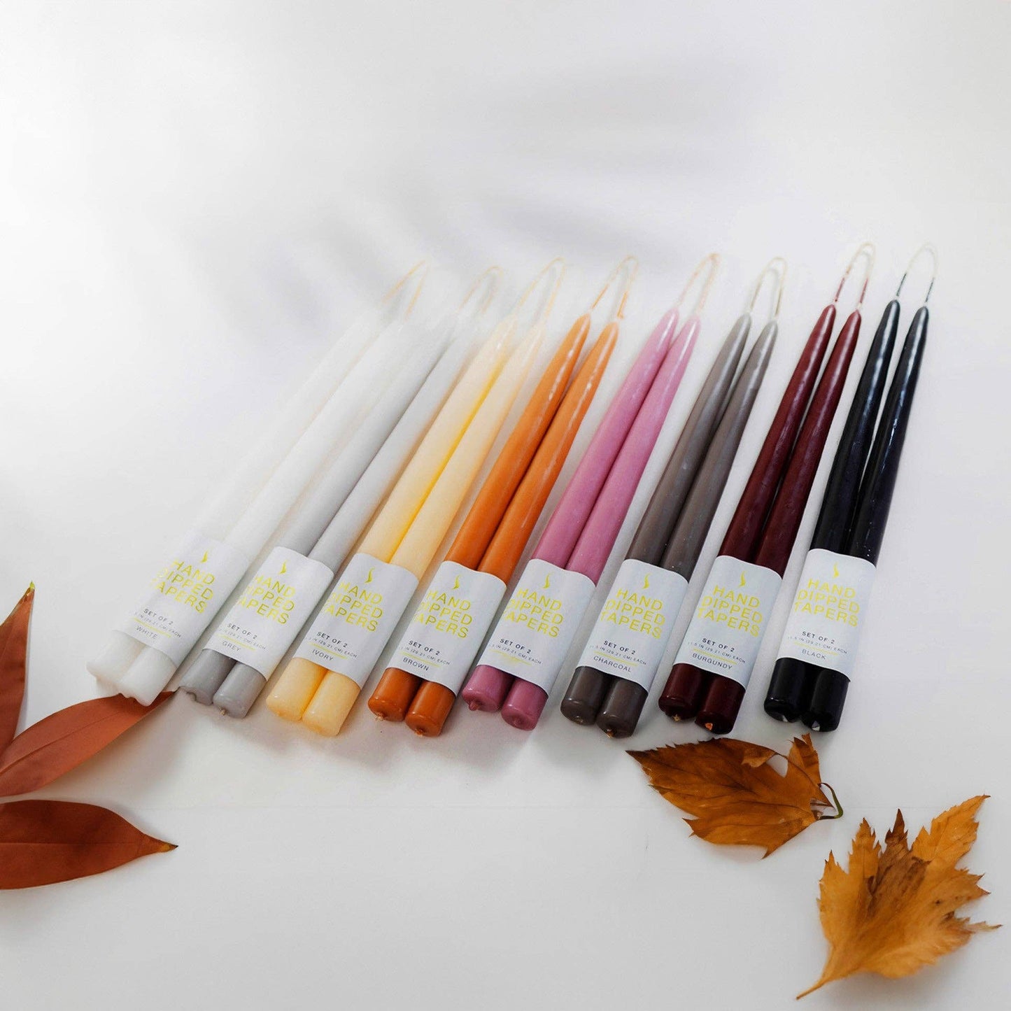 Classic Taper Candles 12" Orange
