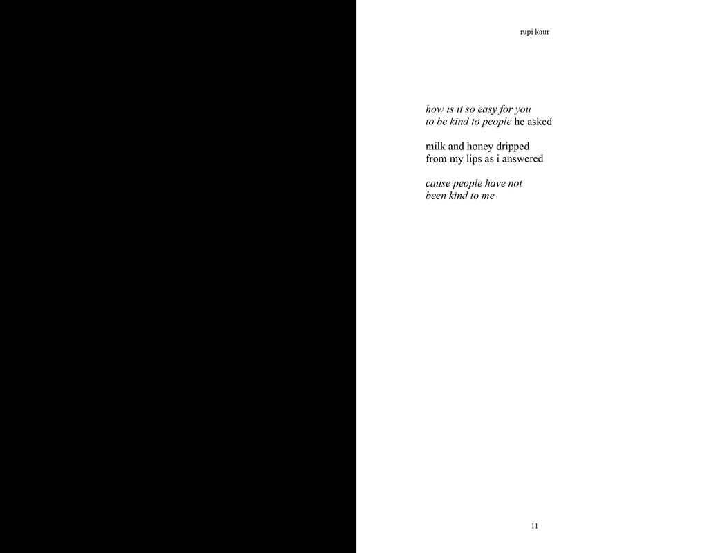 Milk and Honey by Rupi  Kaur: Paperback