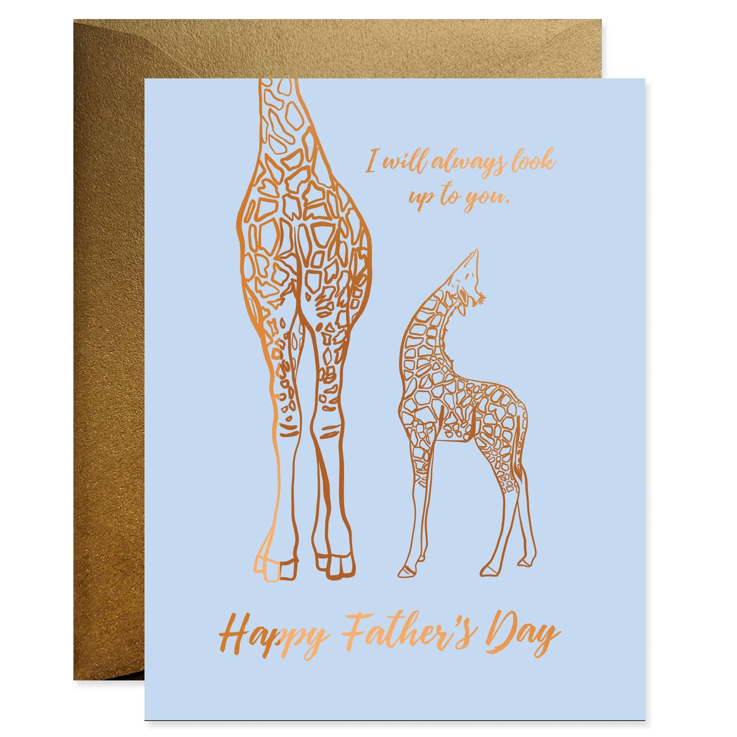 Look Up To Dad Father's Day Card