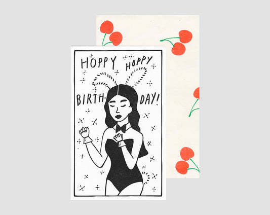 Hoppy Birthday Card