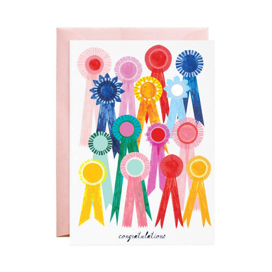First Place Ribbon - Greeting Card