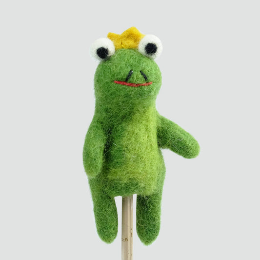 Frog prince Finger Puppets