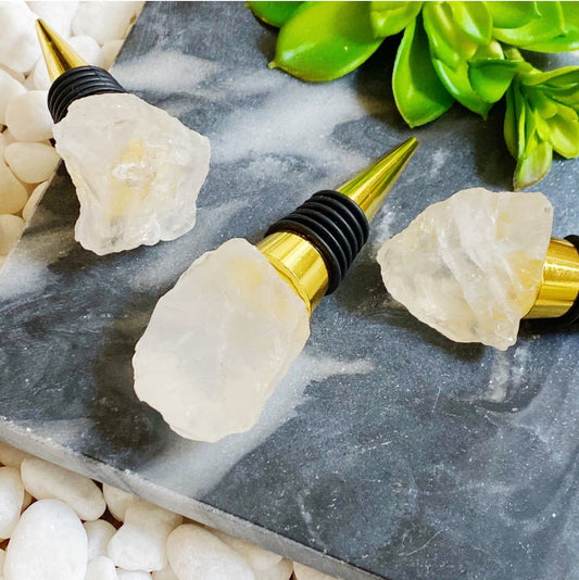 White Quartz Wine Stopper