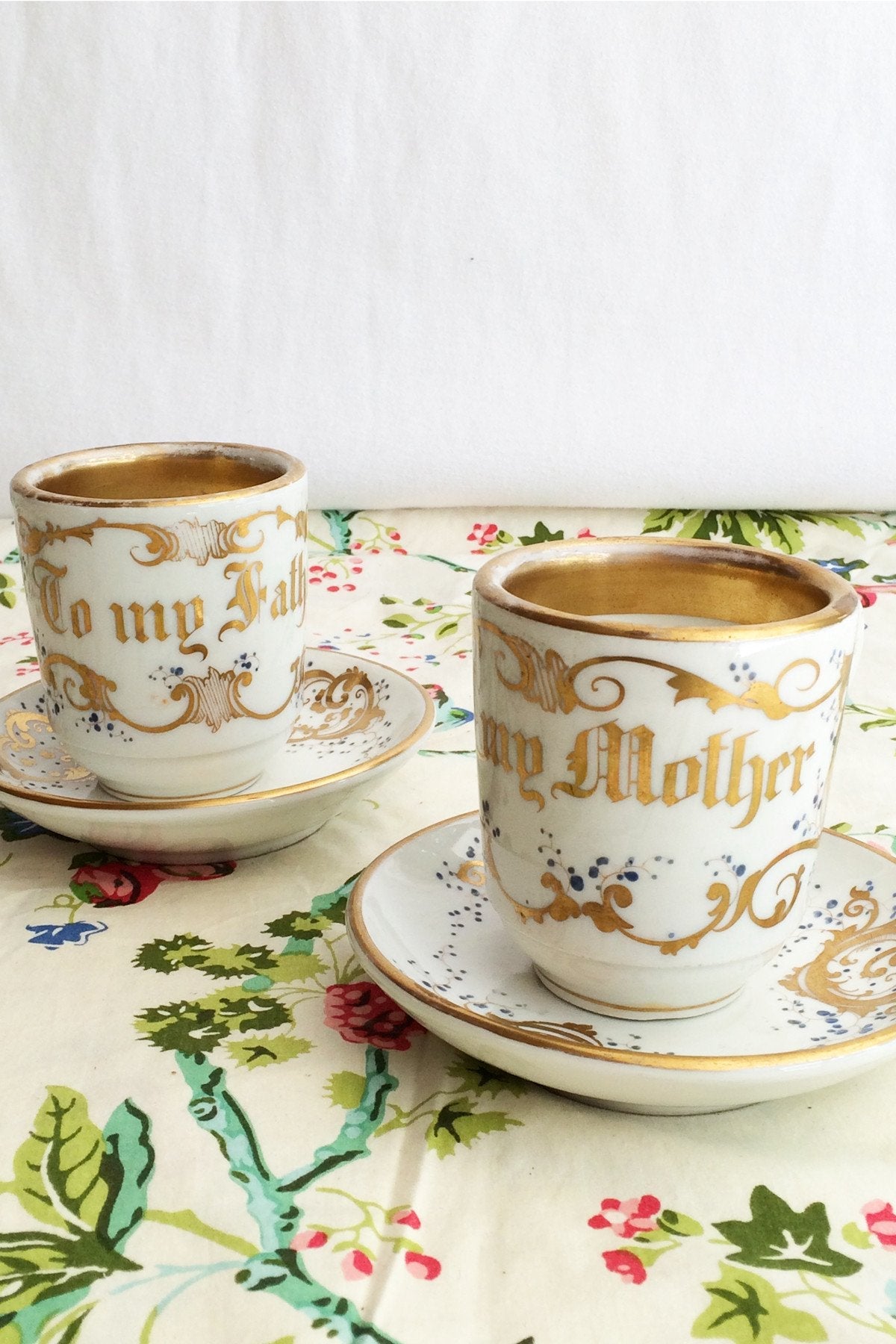 Mother & Father Gilded Set