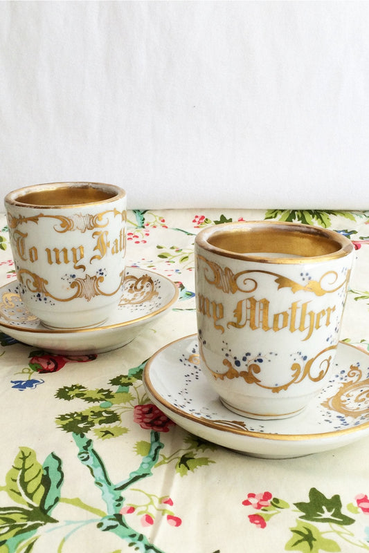 Mother & Father Gilded Set