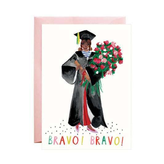 Roses for the Grad - Greeting Card