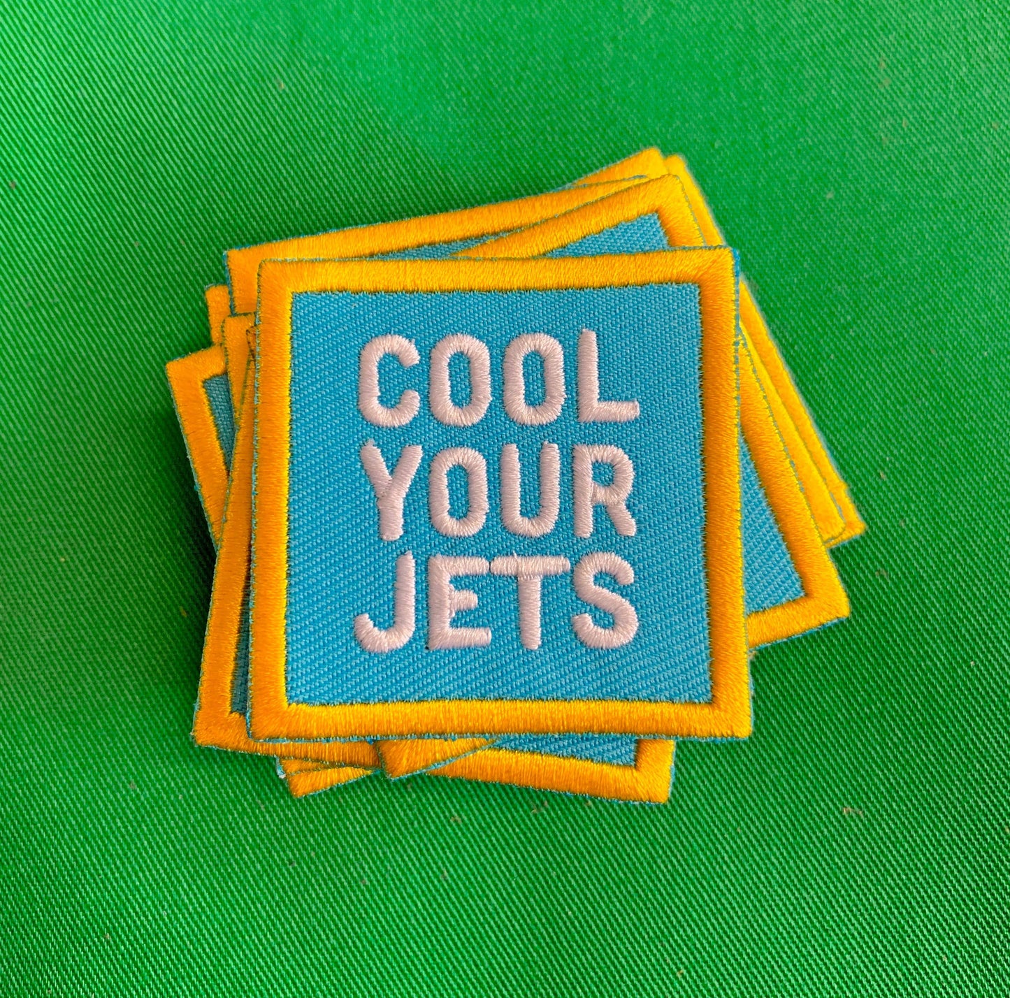 Cool Your Jets- Iron On Patch