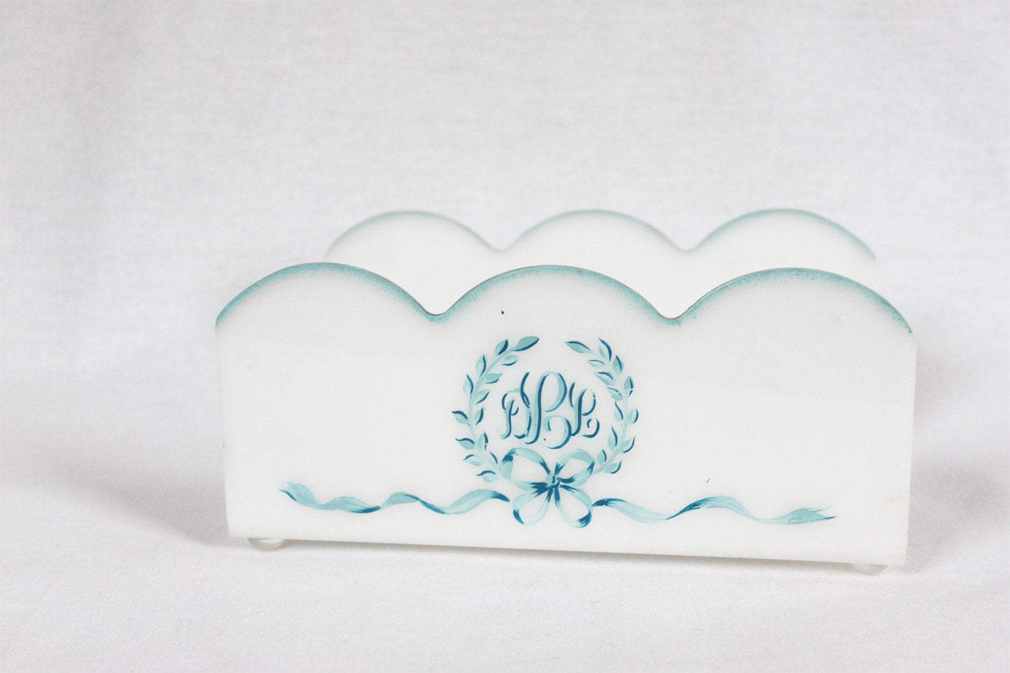 DLL Monogrammed Guest Towel Tray