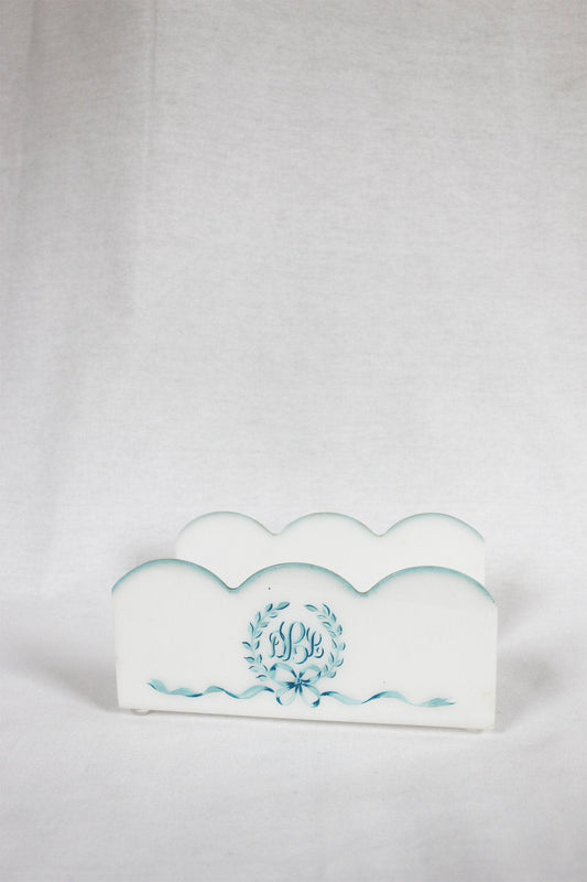 DLL Monogrammed Guest Towel Tray