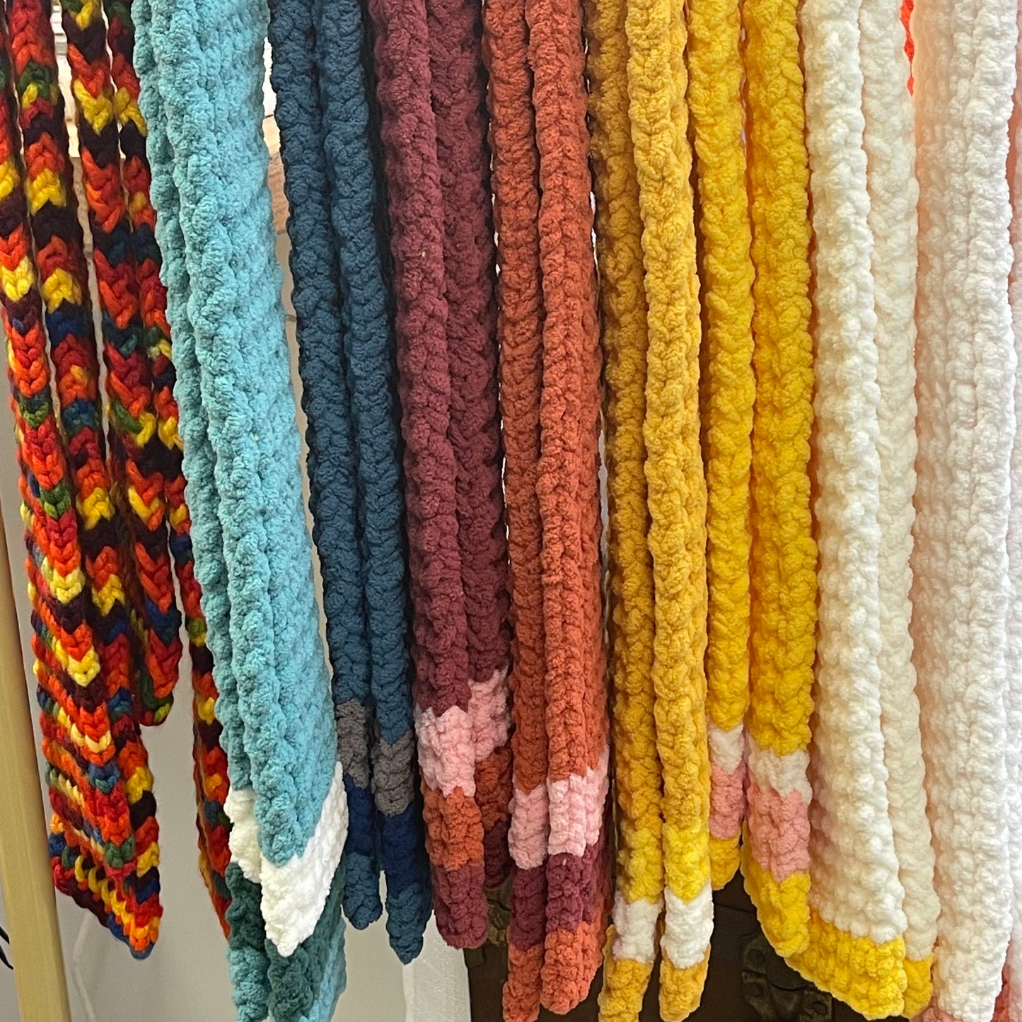 Hirmie Handicrafts Hand Knit Scarves