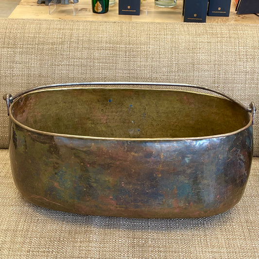 Oblong Copper Pot