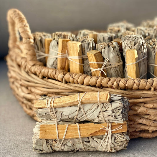 White Sage Smudge Sticks with Palo Santo