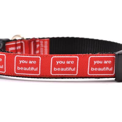 You Are Beautiful Dog Collar